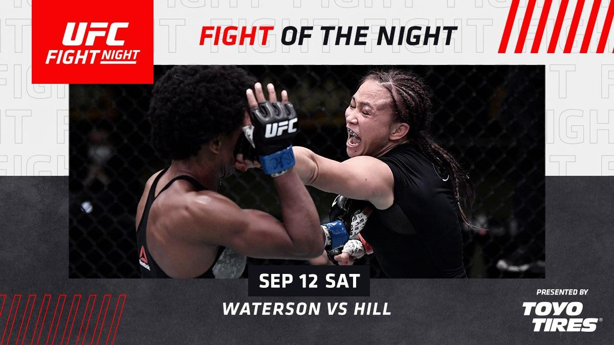 نتایج رویداد : UFC Fight Night 177: Waterson vs. Hill