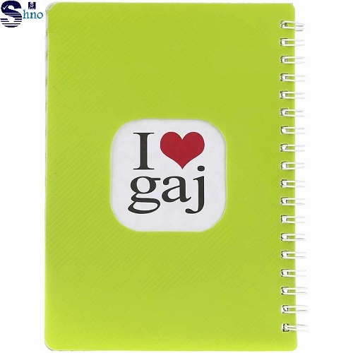 دفترچه یادداشت 60 برگ طرح I love Gaj گاجکو - سبز فسفری